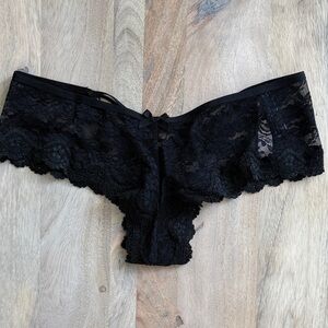Victoria's Secret Black Lace Panties